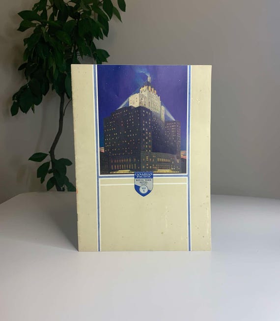 1930s Canadian Pacific Royal York Hotel (Toronto, Ontario) Brochure