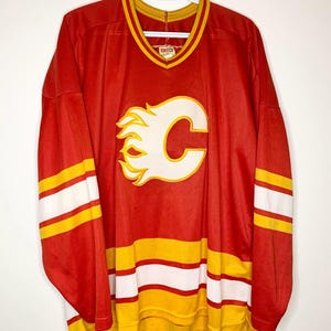 NHL Calgary Flames Jersey Made By CCM - Size X Large