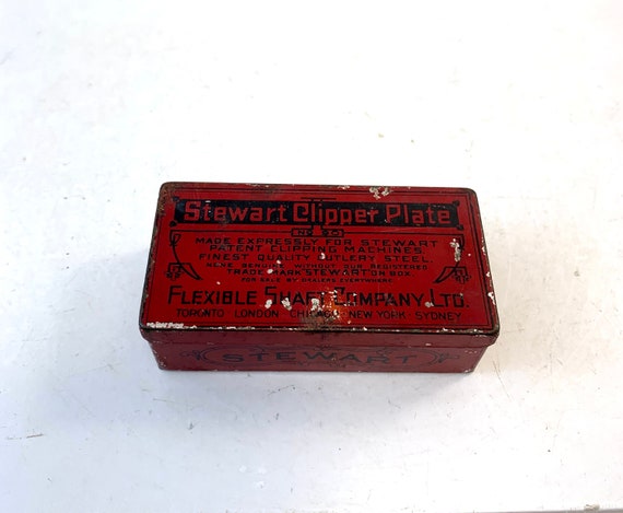 Stewart Clipper Plate Tin Can