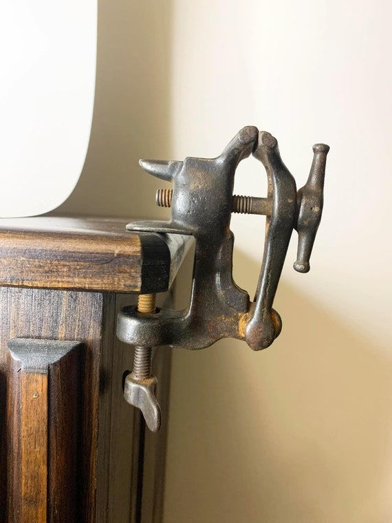 Vintage Miniature Combination  Anvil and Blacksmith Vice - Jewelry - Crafts - Hobbies