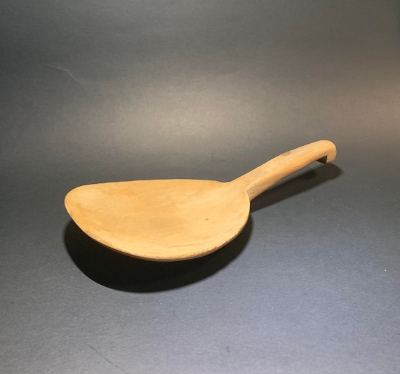 Antique Butter Paddle/Scoop Treenware