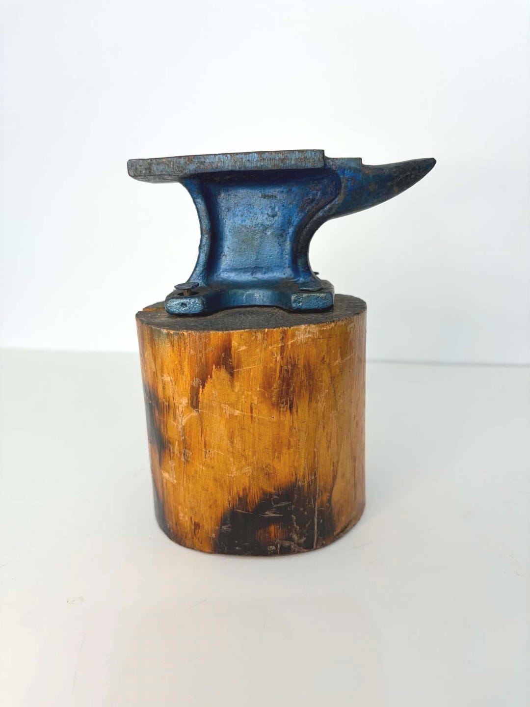アンティーク雑貨 Vintage Anvil Miniature Vintage Miniature Blue Cast Iron Anvil - Jeweler / Crafts - Etsy