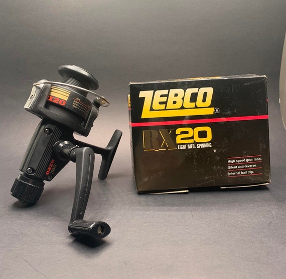 New Old Stock ZEBCO RX20 Fishing Reel With Box Great Gift Idea 