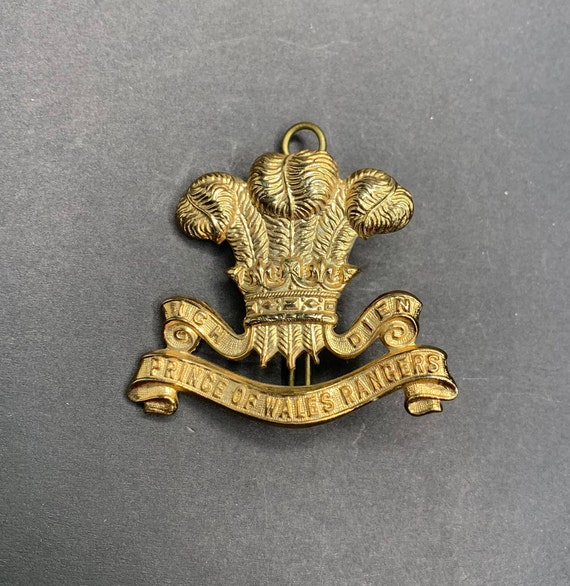 Prince of Wales Rangers Officers Cap Badge 1936