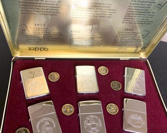 【早いもの勝ち】 旧レリーフ 3枚セットまとめ売り NOS Zippo Anniversary Series 1932-1992 Collectors' Edition With