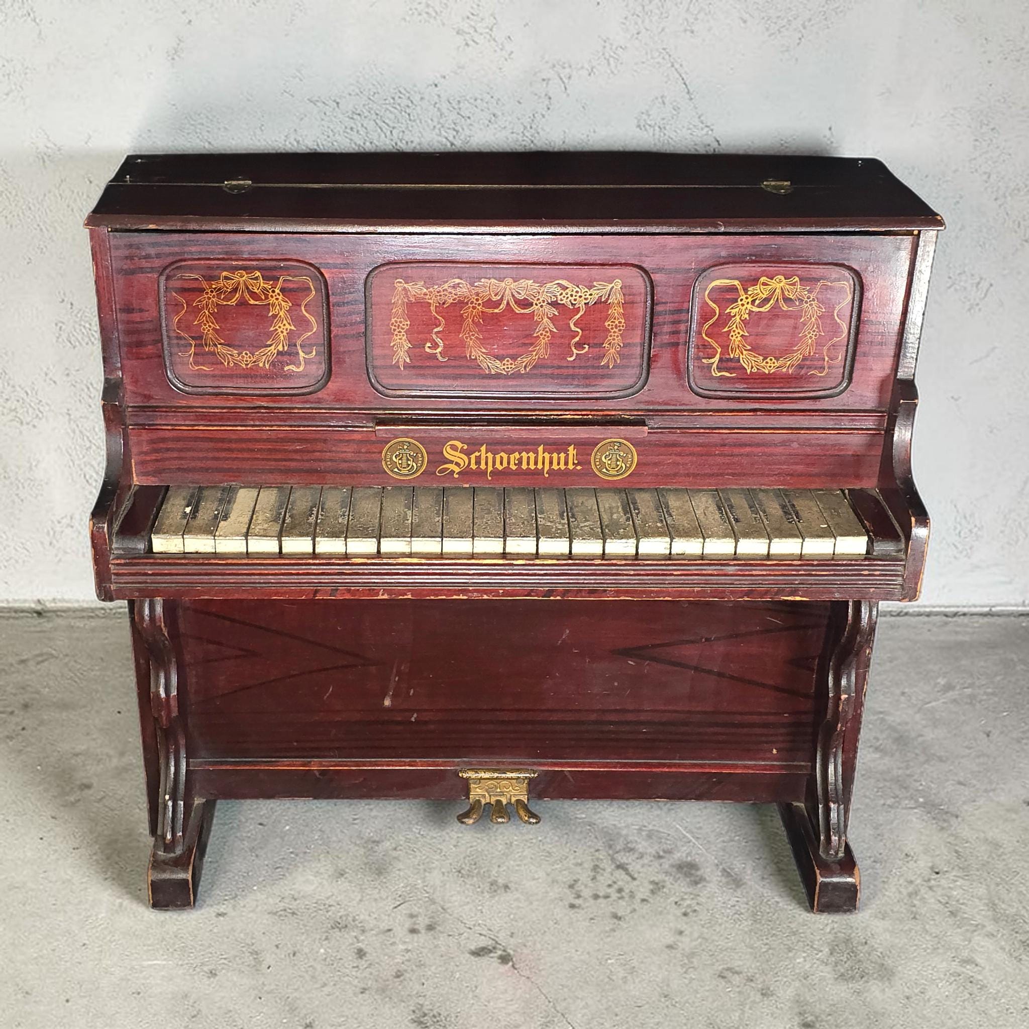 Vintage Schoenhut Toy Piano - Etsy