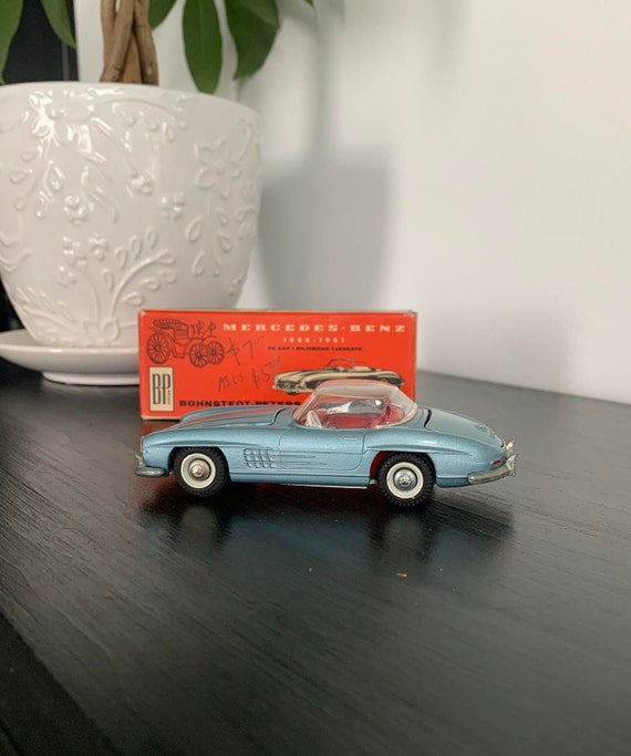 New Old Stock Tekno No. 925 Mercedes-Benz 300SL Blue with Clear Roof