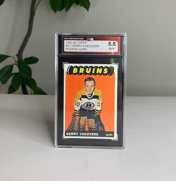 1965-66 TOPPS #31 Gerry Cheevers Boston Bruins Rookie Hockey Card