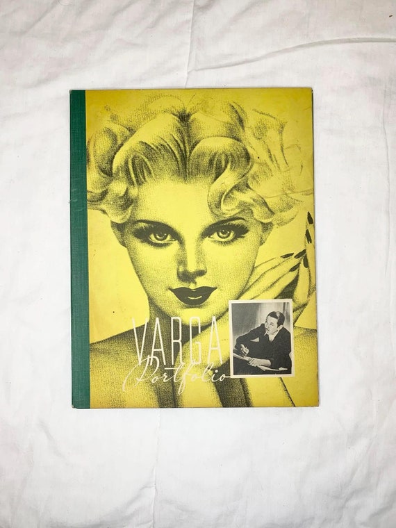 1946 Original VARGA Pin-Up Portfolio with Individual Monthly Calendars by Esquire Inc