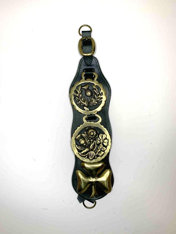 Horse Tack Decorative Brass - Rose / Thistle / Shamrock