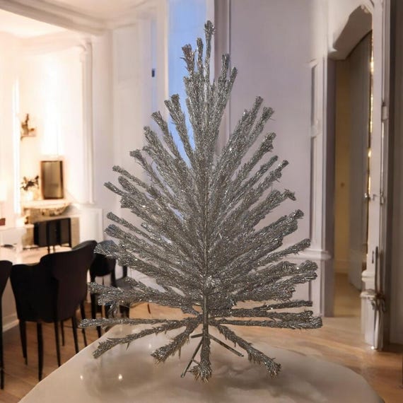 Vintage 7 Foot Aluminum Christmas Tree - Free Tracked Shipping - Fixed Shipping Cost