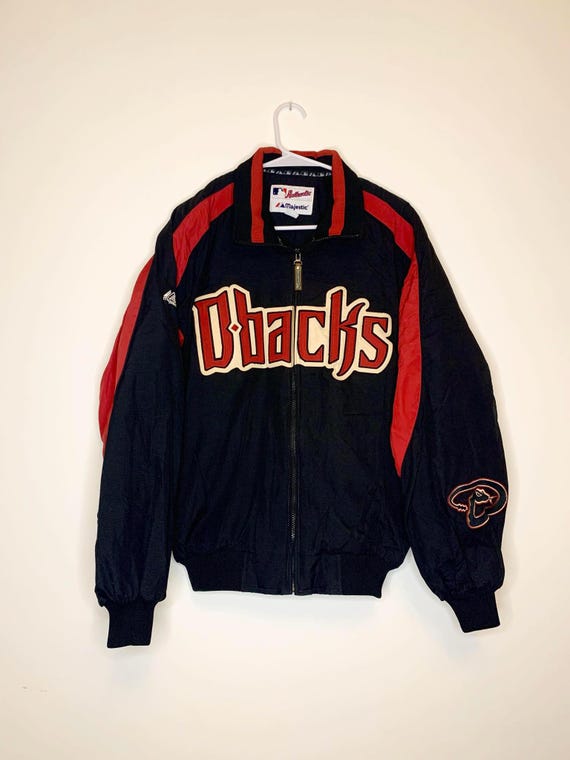 Arizona Diamondbacks  Major League Baseball Authentic Collection Jacket Made By Majestic - Size Medium