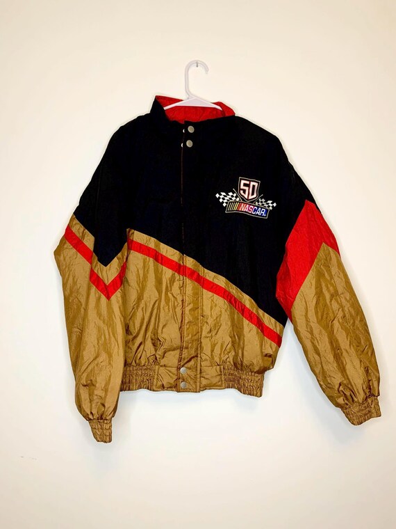 Vintage Nascar 50th Anniversary 1948-1998 Jacket by Chase Authentics - Size Medium