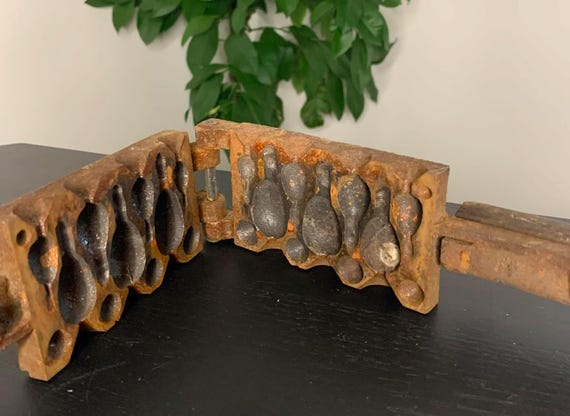 Antique Fishing Lead Sinker Mold