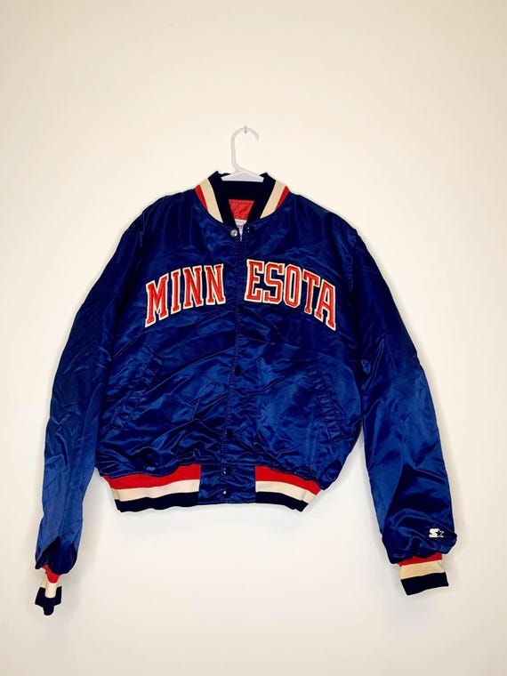 Vintage Minnesota Twins Major League Baseball Satin Jacket by STARTER - Size Large