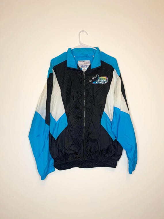 Vintage Tampa Bay Devil Rays Major League Baseball Jacket by STARTER - Size Medium