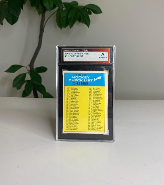 1969-70 O-Pee-Chee #31 Hockey Checklist
