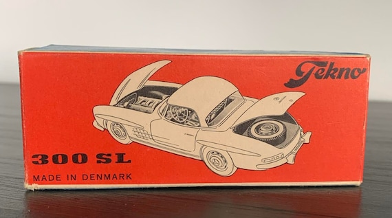 New Old Stock Tekno No. 925 Mercedes-benz 300SL Blue With Clear