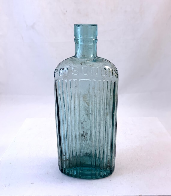 Vintage Poison Bottle - 7"