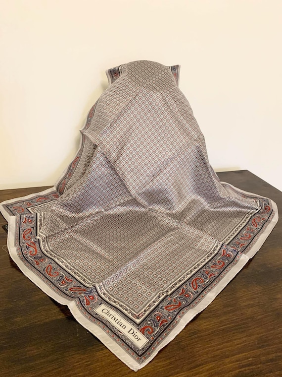 Vintage Christian Dior Silk Handkerchief