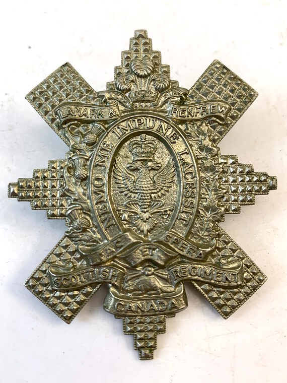 Lanark & Renfrew Scottish Cap Badge, Post 1953
