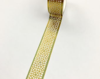 Gold Moroccan Geometric Washi Tape