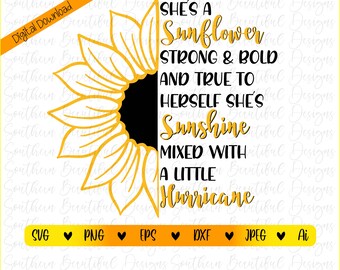 Download Sunflower Quote Svg Etsy