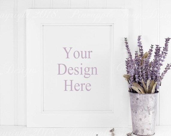 8x10 Frame Mockup Styled Stock Photography Mockups White