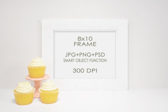 White Frame Mockup 8x10 Cupcake Mockup Frame Mockup White Frame Mockup 8x10 Cupcake Mockup Frame Mockup