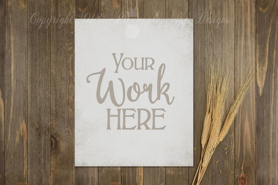 Farm Art Mockup 8x10 Mock Up Styled Stock