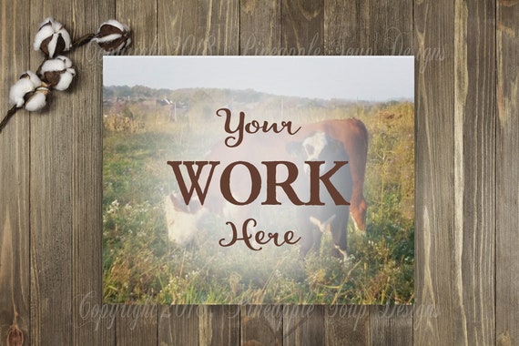 Farm Art Mockup 8x10 Landscape Mock Up Flat Farm Art Mockup 8x10 Landscape Mock Up Flat