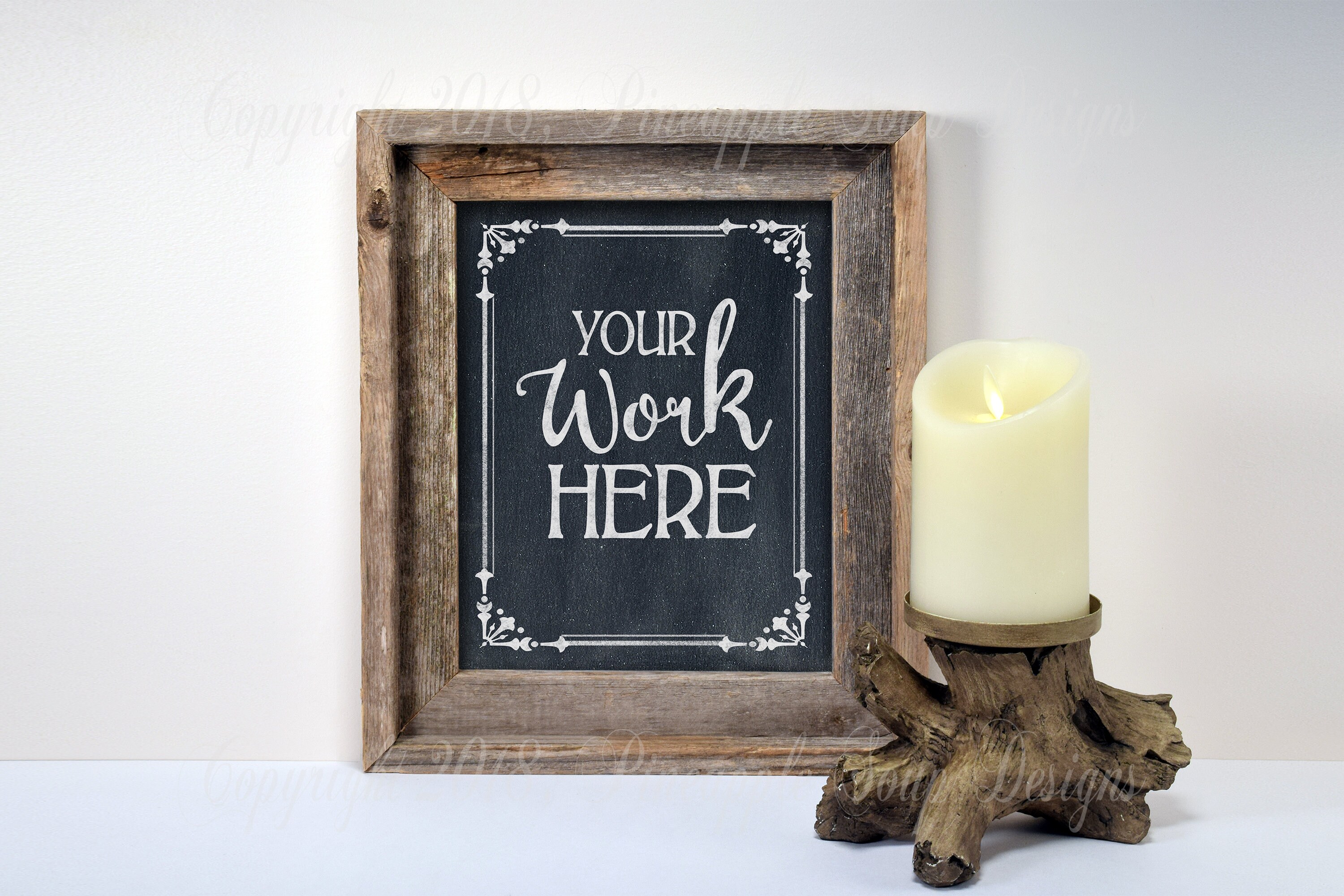 Download Rustic Frame Mockup 8x10 Mockup Styled Stock Photography ...