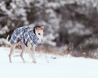 Waterproof winter coat for whippets, sighthounds and other dogs