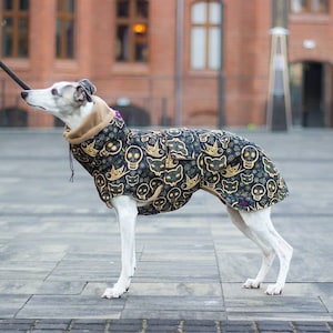 Manteau d'hiver imperméable pour whippets, lévriers et autres chiens image 1