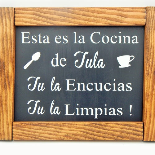 Spanish Wall Decor Spanish Home Decor Wood Signs Wall Etsy