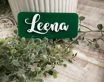Custom name badge, magnetic name tag ,  business badge