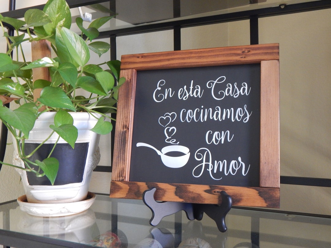 Spanish Wall Decor Spanish Home Decor Wood Signs Wall Etsy