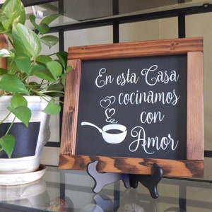 Spanish wall decor, Spanish home decor, wood signs, wall hangings, home decor, kitchen, Spanish decor, Mexican decor, cook sign,Casa