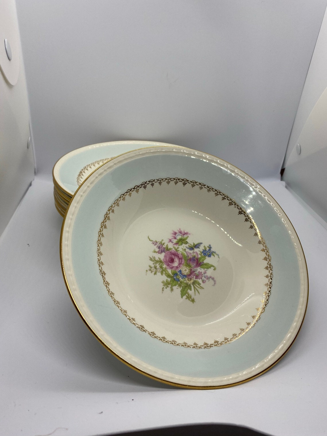 Homer Laughlin Eggshell China Soup Bowl Etsy