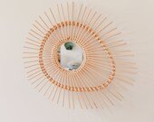 Mirror in rattan MATA