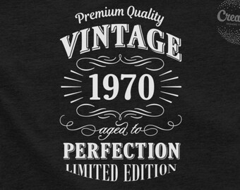 Download Vintage 1970's SVG Vintage 1970-79 SVG Clipart Aged To | Etsy