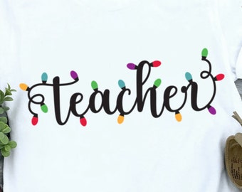 Download Teacher Christmas Svg Etsy