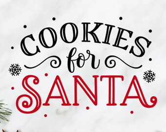 Download Cookies For Santa Svg Etsy PSD Mockup Templates