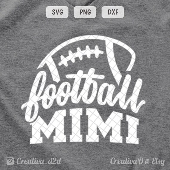 Download Football Mimi Svg Dxf Png Files Football Svg Football Etsy