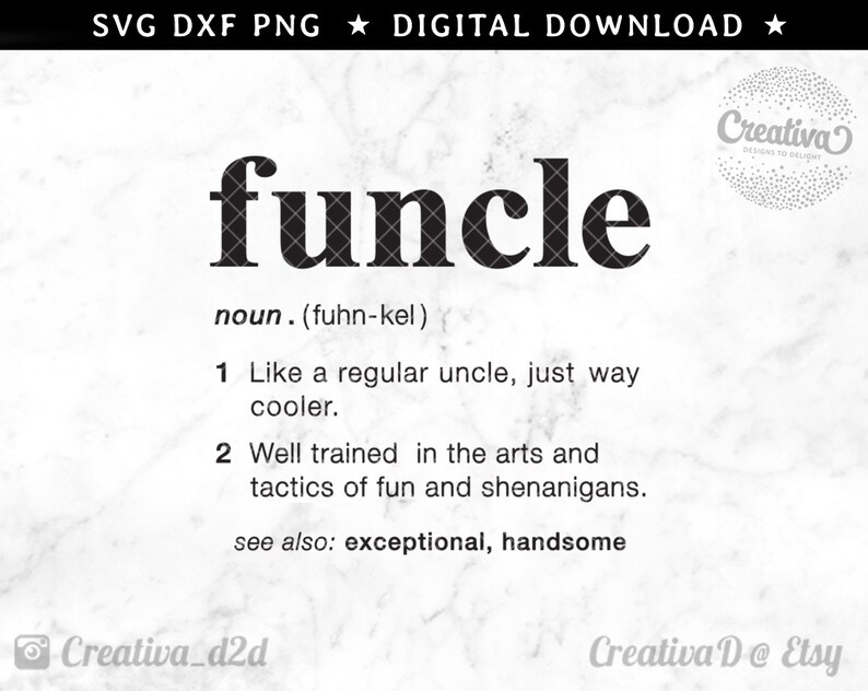 Download Funcle SVG Uncle Definition Svg Funny Uncle Svg Funkle | Etsy