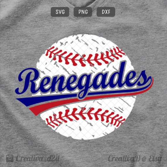 Download Renegades Svg Dxf Png Baseball Svg Grunge Renegades Team Svg Etsy