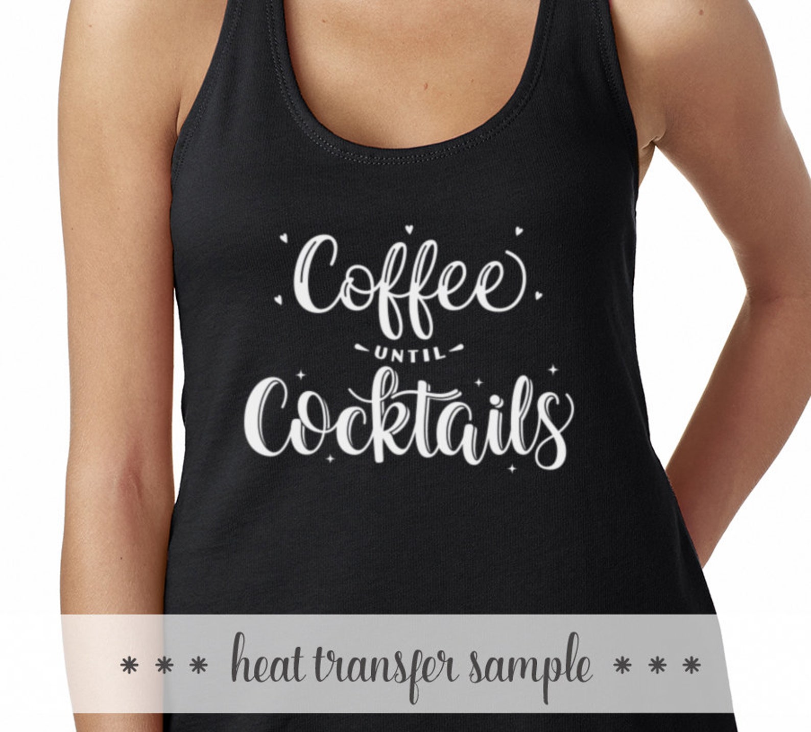 Coffee Until Cocktails SVG File Print or Cut With Silhouette Etsy