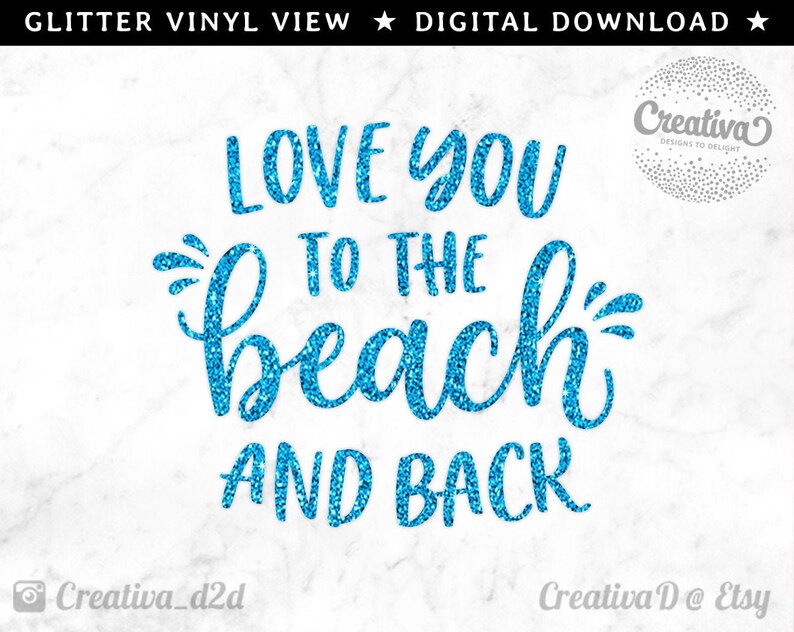 Download Beach SVG PNG DXF Love You to the Beach and Back Svg Beach ...