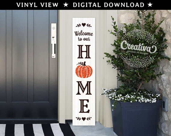 Free Free Welcome To Our Home Vertical Sign Svg