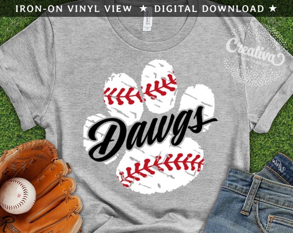 Dawgs SVG PNG DXF Baseball Svg Grunge Dawgs Team Svg Cut File - Etsy